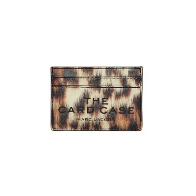 THE LEATHER CARD CASE IN LEOPARD